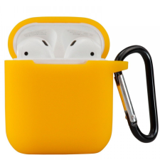 CELLECT Airpods 1,2 szilikon tok, Sötét sárga, 2.5mm fülhallgató, fejhallgató tok