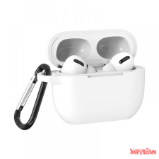 CELLECT Airpods Pro szilikon tok, Fehér, 2.5mm fülhallgató, fejhallgató tok
