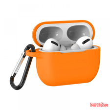 CELLECT Airpods Pro szilikon tok, Narancssárga, 2.5mm fülhallgató, fejhallgató tok