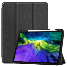 CELLECT Apple iPad 11 2020 tablet tok toll tartóval, Feket tablet tok