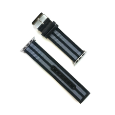 CELLECT Apple watch szövet óraszíj, 38/40/41mm, Fek/Szürke okosóra kellék