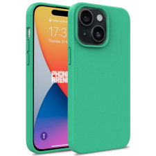 CELLECT GoGreen iPhone 15 Plus, Türkíz tok és táska