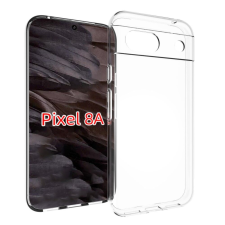CELLECT Google Pixel 8a vékony szilikon hátlap, Átlátszó tok és táska