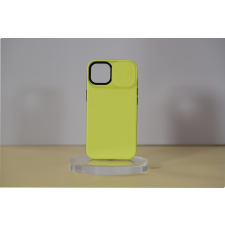 CELLECT iPhone14 Plus TPU+PC csúsztathatós kameravédős tok sárga (CEL-CAMP-IPH1467M-Y) tok és táska