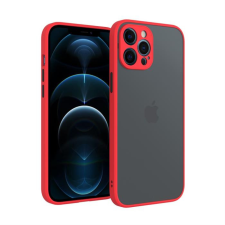 CELLECT iPhone 12 Pro Max műanyag tok, piros, fekete tok és táska