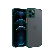 CELLECT iPhone 12 Pro műanyag tok, zöld, narancs tok és táska