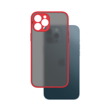 CELLECT iPhone 12 tok piros-fekete (CEL-MATT-IPH12-RBK) tok és táska