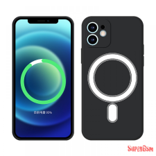 CELLECT iPhone 13 Pro Max mágneses szilikon tok, Fekete tok és táska