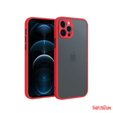 CELLECT iPhone 13 Pro Max műanyag tok, piros, fekete tok és táska