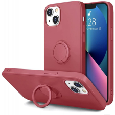 CELLECT iPhone 13 Pro Max szilikon tok gyűrűvel mályvaszínű (CEL-RING-IPH1367-M) tok és táska