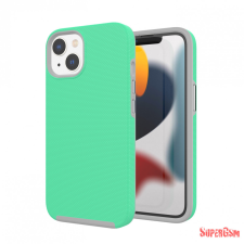 CELLECT iPhone 14 Plus TPU+PC ütésálló tok,Türkiz tok és táska