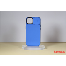 CELLECT iPhone 14 Pro TPU+PC csúsz. kameravédős tok,S.kék tok és táska