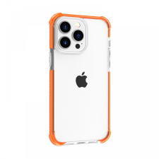 CELLECT iPhone 14 Pro ütésálló szilikon hátlap, Narancs tok és táska