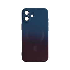 CELLECT iPhone 16 mágneses design tok, Sötétkék-Pink tok és táska