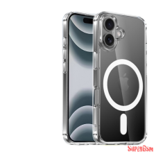 CELLECT iPhone 16 mágneses szilikon tok, Átlátsz. tok és táska