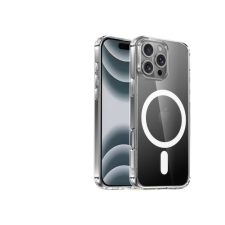 CELLECT iPhone 16 Pro mágneses szilikon tok, Átlátsz. tok és táska