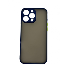 CELLECT iPhone 16 Pro Max műanyag tok, kék, zöld (CEL-MATT-IPH16PM-BLG) tok és táska