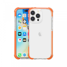 CELLECT iPhone 16 Pro ütésálló szilikon hátlap, Narancs tok és táska