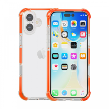 CELLECT iPhone 16 ütésálló szilikon hátlap, Narancs (CEL-SCK-IPH16-O) tok és táska