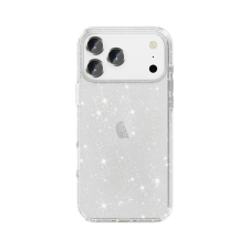 CELLECT Iphone 17 Pro csillámos szilikon telefontok, Átlátszó tok és táska