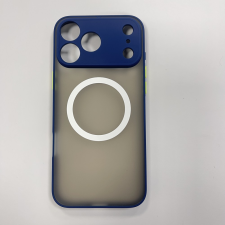 CELLECT iPhone 17 Pro Max mágneses műanyag tok, kék-zöld (CEL-MATTMIPH17PM-BLG) tok és táska
