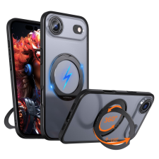 CELLECT iPhone Air mágneses 360° forgatható tok, Fekete tok és táska