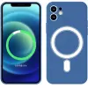 CELLECT Mágneses szilikon tok iPhone 14 Pro Max kék