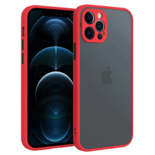CELLECT Műanyag matt tok iPhone 14 Pro piros-fekete tok és táska