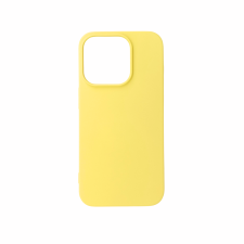 CELLECT Premium szilikon tok, iPhone 15 Plus, Citroms. mobiltelefon kellék