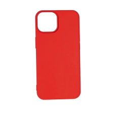 CELLECT Premium szilikon tok, iPhone 15 Plus, Piros tok és táska