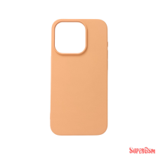 CELLECT Premium szilikon tok, iPhone 15 Pro, Narancs tok és táska