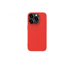 CELLECT Premium szilikon tok, iPhone 15 Pro, Piros tok és táska