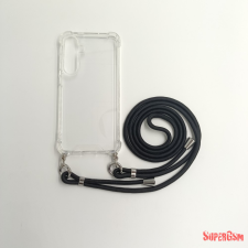 CELLECT Sam A55 5G TPU+PC Átlát.tok,Fekete zsinórral tok és táska