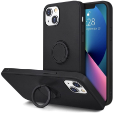 CELLECT Samsung A32 5G szilikon tok gyűrűvel fekete (CEL-RING-A325G-BK) tok és táska
