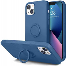 CELLECT Samsung A32 5G szilikon tok gyűrűvel sötétkék (CEL-RING-A325G-DBL) tok és táska