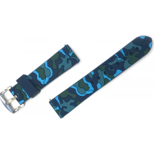 CELLECT Samsung Gear S3 szilikon óraszíj 46mm terepmintás kék óraszíj