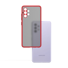 CELLECT Samsung S24 műanyag tok piros-fekete (CEL-MATT-S24-RBK) tok és táska