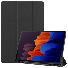 CELLECT Samsung Tab S7 Plus T970/T975 Tok toll tartóval 12.4" Fekete tablet tok