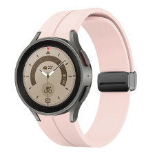 CELLECT Samsung Watch 4/5 mágneses szil óraszíj,20mm,Pink okosóra kellék