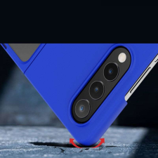 CELLECT Samsung Z Fold 4 Gumírozott PC hátlap,Kék tok és táska