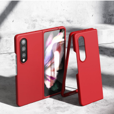 CELLECT Samsung Z Fold 4 Gumírozott PC hátlap, Piros tok és táska