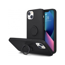 CELLECT tok gyűrűvel, iPhone 12 Pro Max, Fekete tok és táska