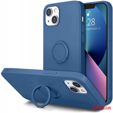 CELLECT tok gyűrűvel,iPhone 13 Pro Max,S.kék tok és táska