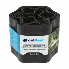 CELLFAST Ágyásszegély, fekete 15cm x 9m kerti dekoráció