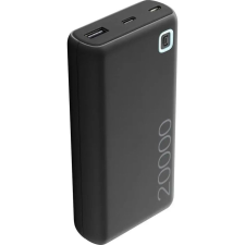 Cellular Line CELLULARLINE Power Bank ESSENCE 20000 (20000mAh portable charger), Black (PBESSENCE20000K) power bank