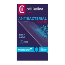 CELLULARLINE ANTIBIOM képernyővédő üveg (antibakteriális, ultravékony, 9H) FEKETE | TEMPMICRIPH747 mobiltelefon kellék