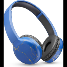 CELLULARLINE Music & Sound Bluetooth fejhallgató - Kék (BTMUSICSOUNDFAN243) fülhallgató, fejhallgató tok