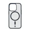 CELLULARLINE Pop Mag Back Cover with Magsafe Support for Apple iPhone 15 Pro, Clear/Blue POPMAGIPH15PROB