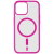 CELLULARLINE Pop Mag hátlap Magsafe támogatással Apple iPhone 15 készülékhez, átlátszó / rózsaszín (POPMAGIPH15F)