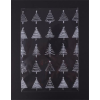 . Celofán tasak, BOPP, 150x200 mm, karácsonyi mintás